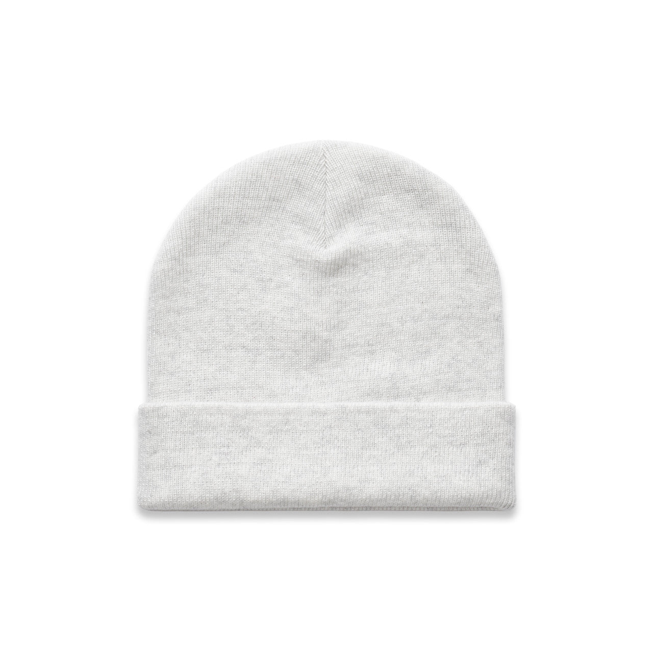 Cuff Beanie - White Marle