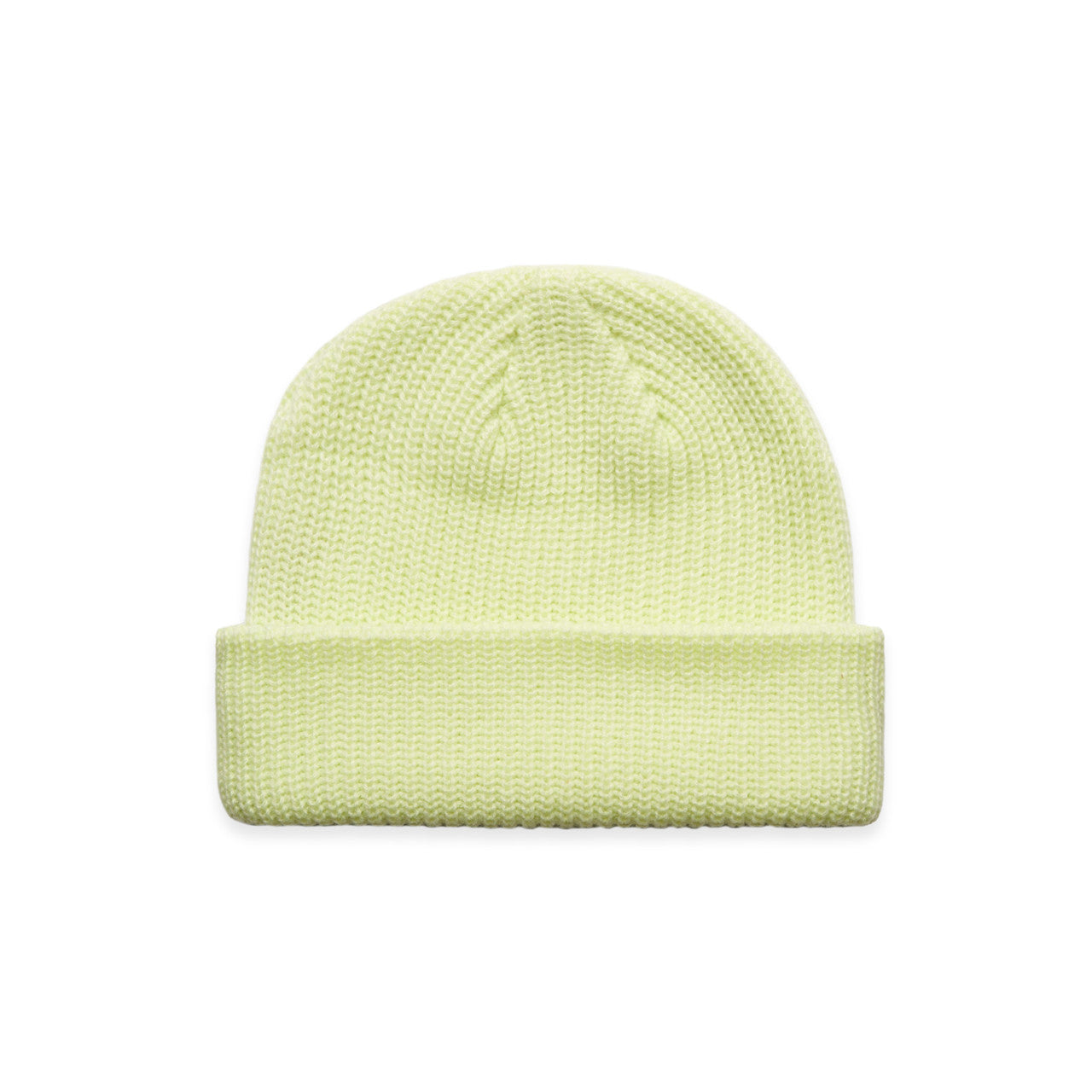 Cable Beanie - Lime