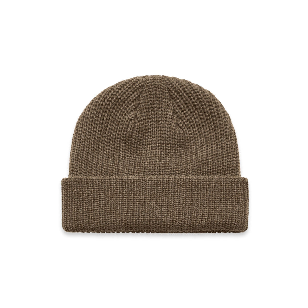 Cable Beanie - Walnut