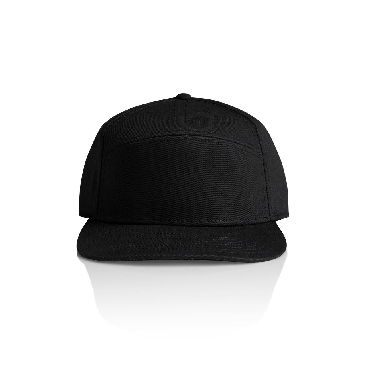 Stock 7Panel Cap - Black
