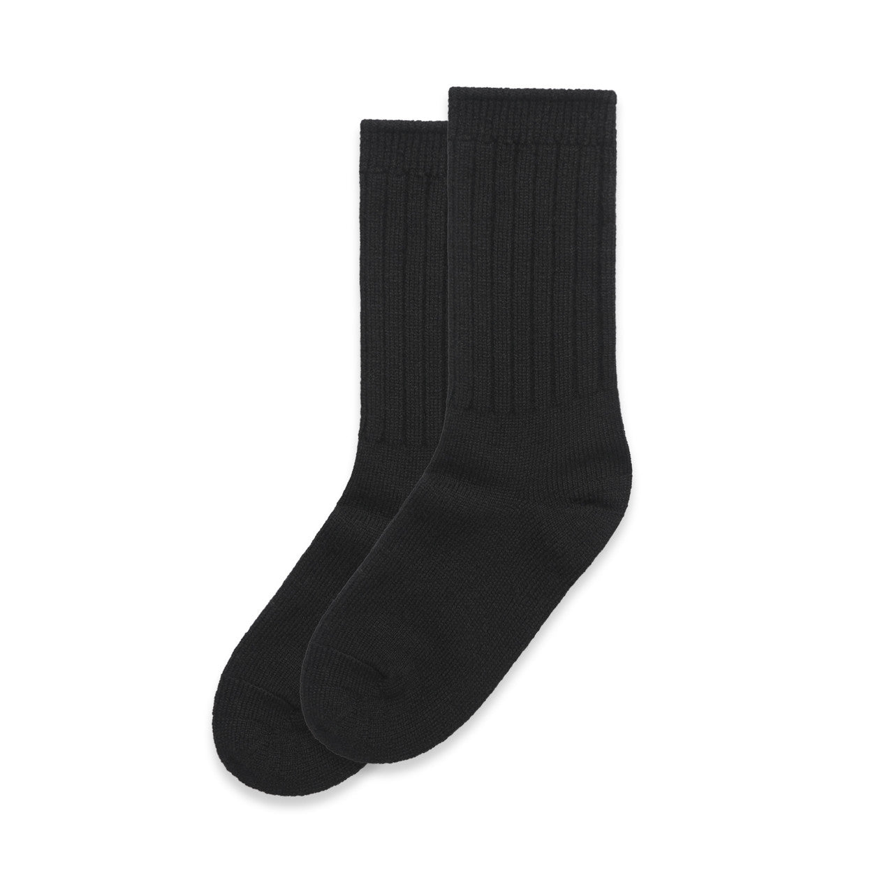 Knit Socks (2 Pairs) - Black