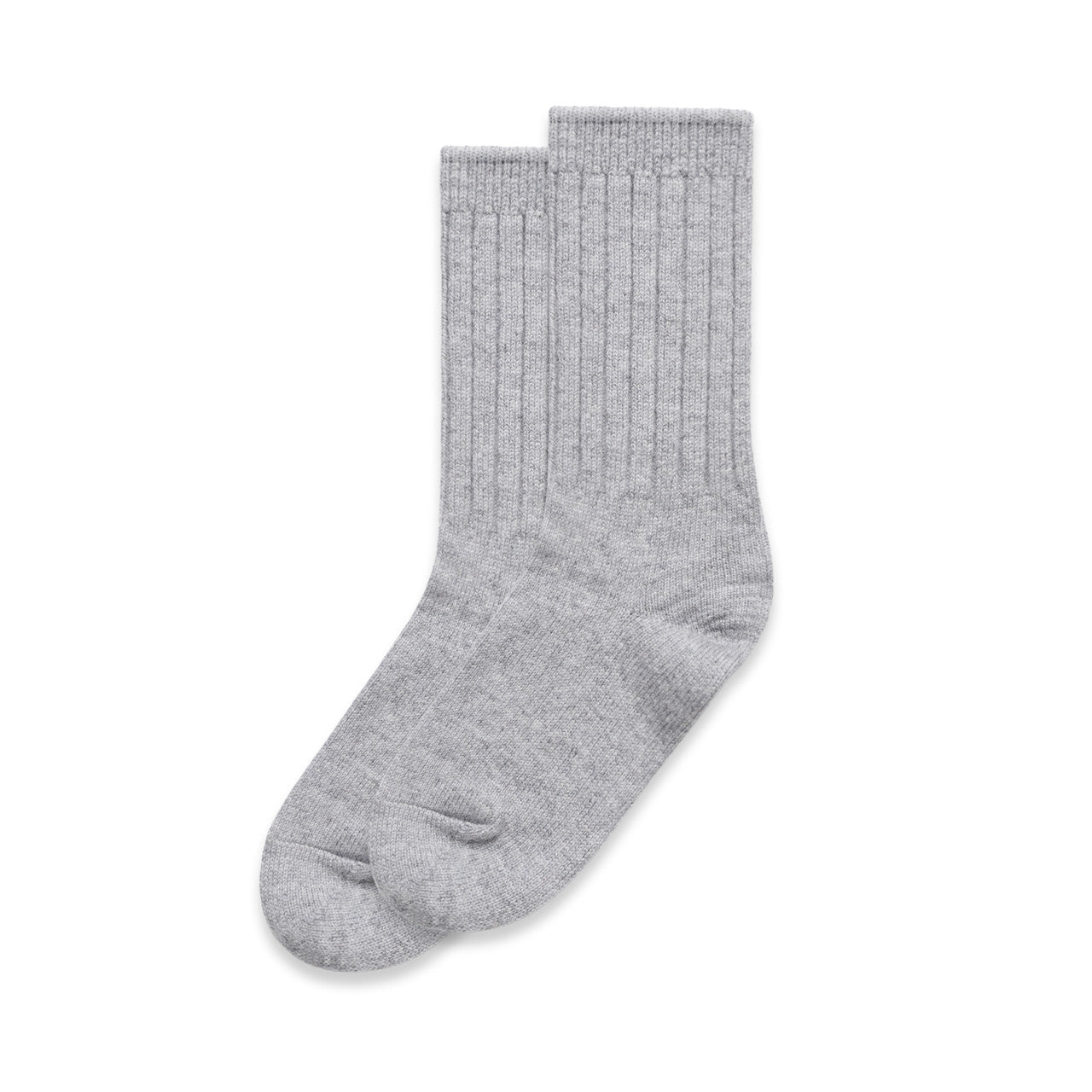 Knit Socks (2 Pairs) - Grey Marle