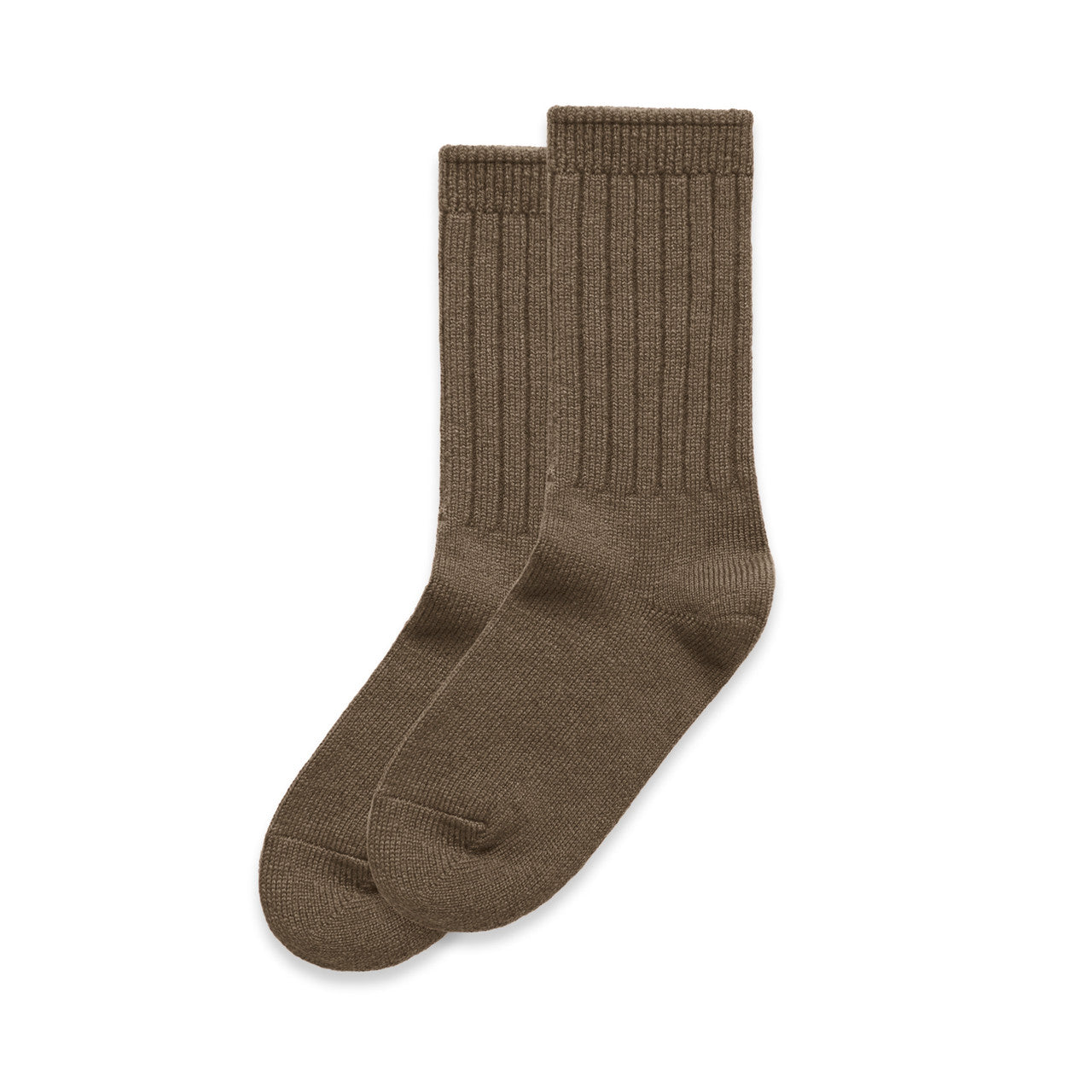 Knit Socks (2 Pairs) - Walnut