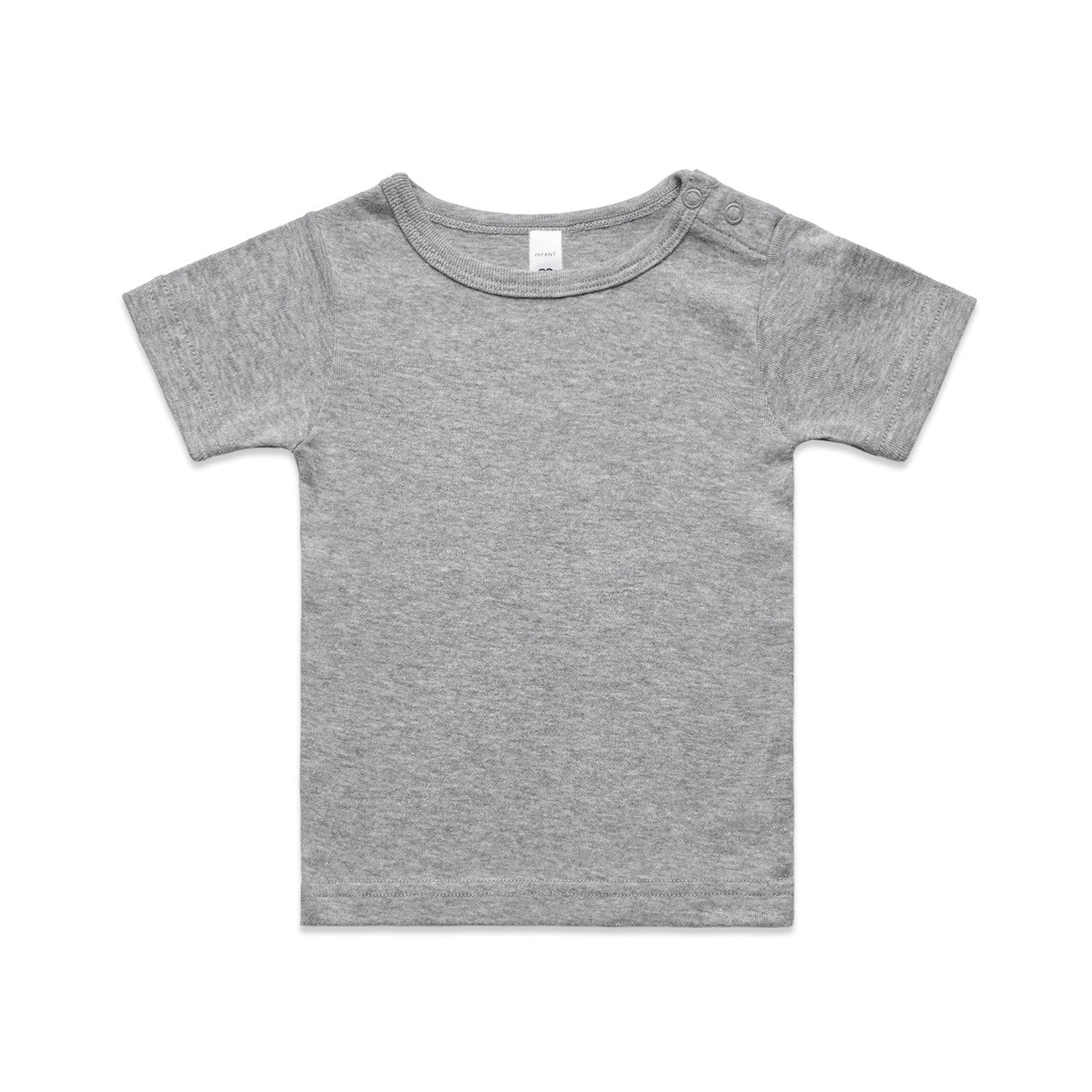 Organic Infant Wee Tee - Grey Marle