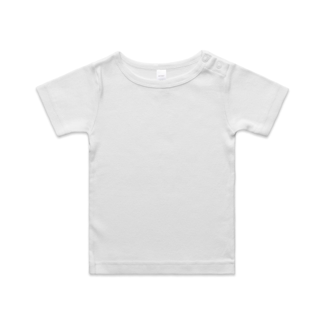 Organic Infant Wee Tee - White
