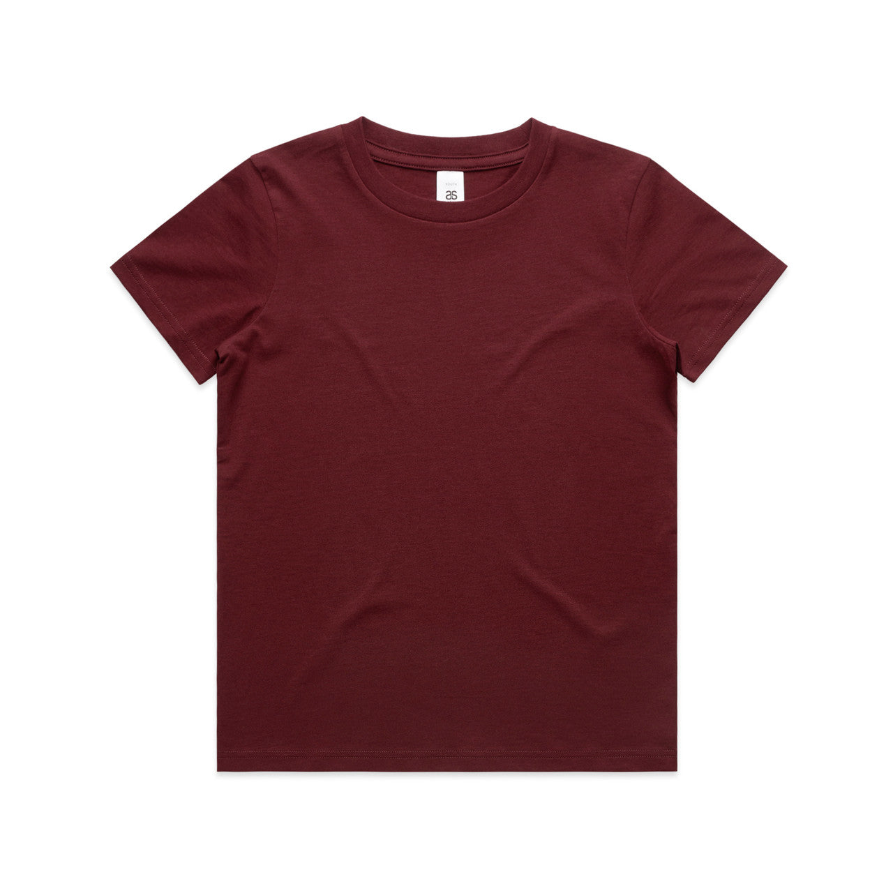 Kids Staple Tee - Burgundy