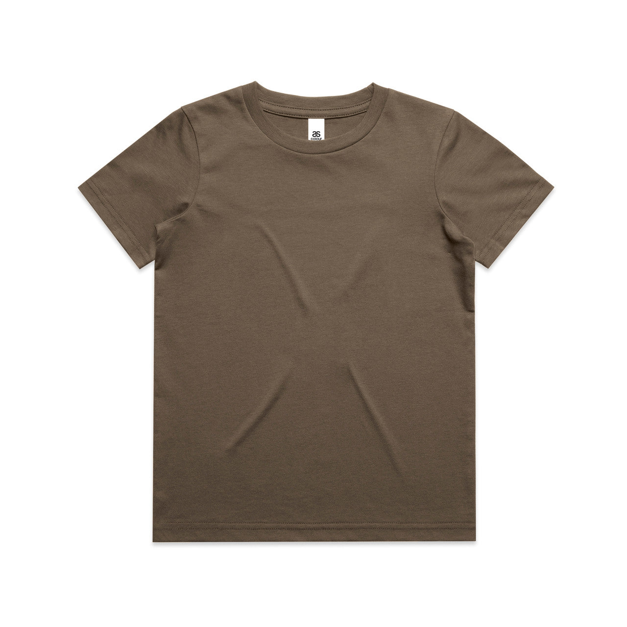 Kids Staple Tee - Walnut