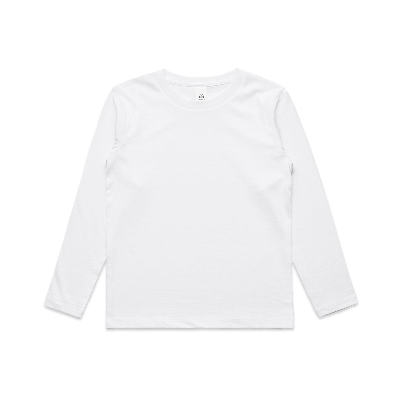 Kids Staple L/S Tee - White