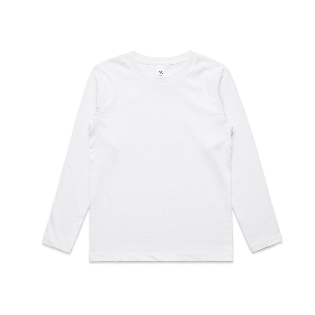 Youth Staple L/S Tee - White