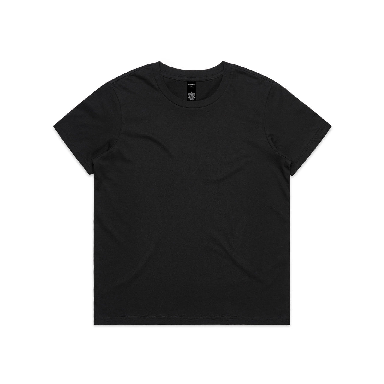 Wo's Maple Minus Tee [8cm] - Black