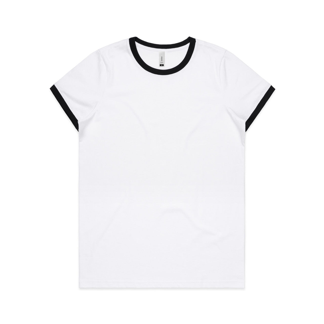 Wo's Maple Ringer Tee - White/Black