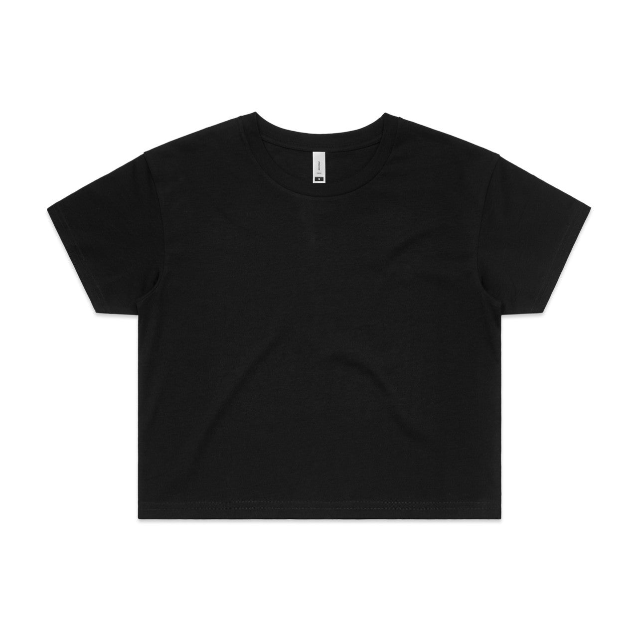 Wo's Crop Tee - Black