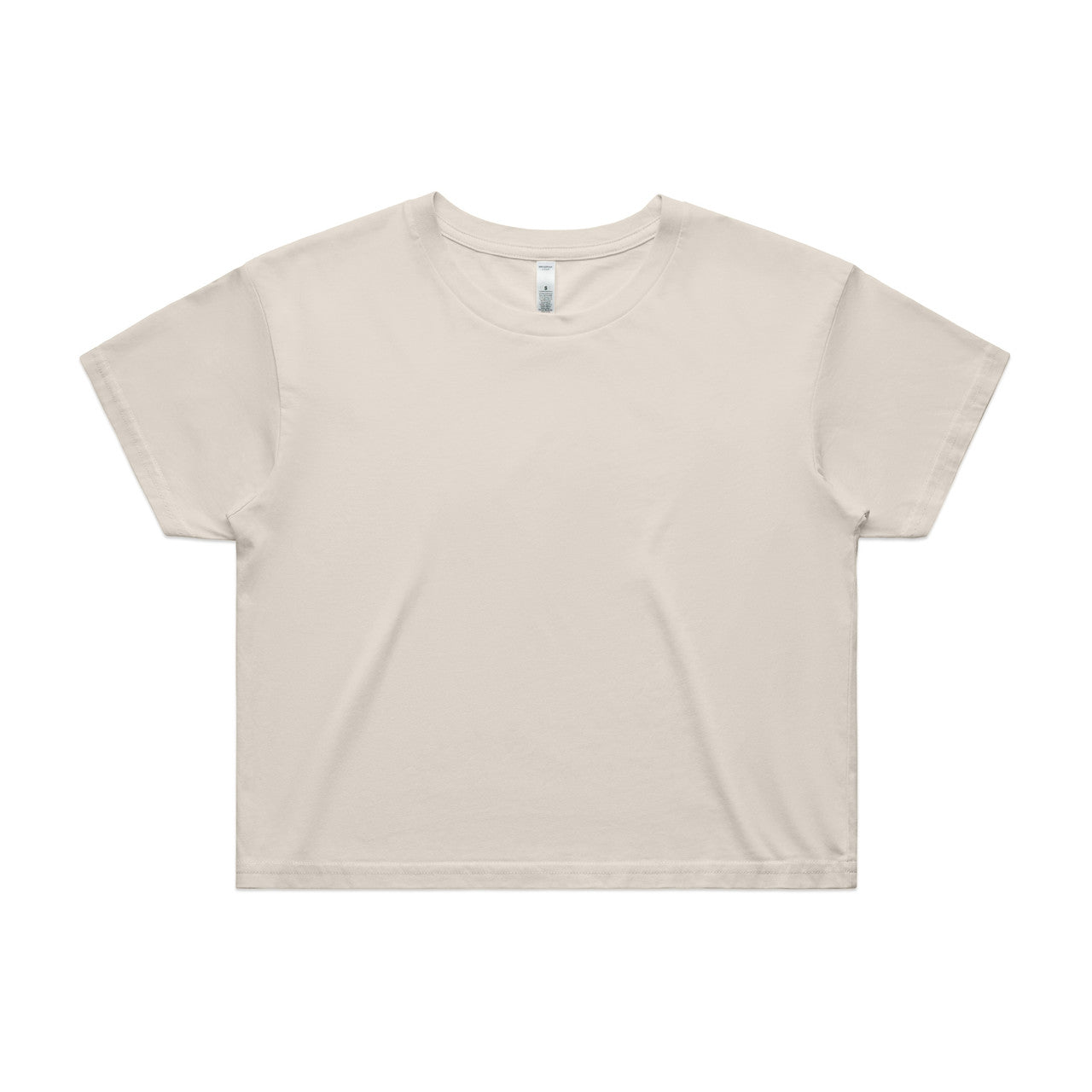 Wo's Crop Tee - Bone
