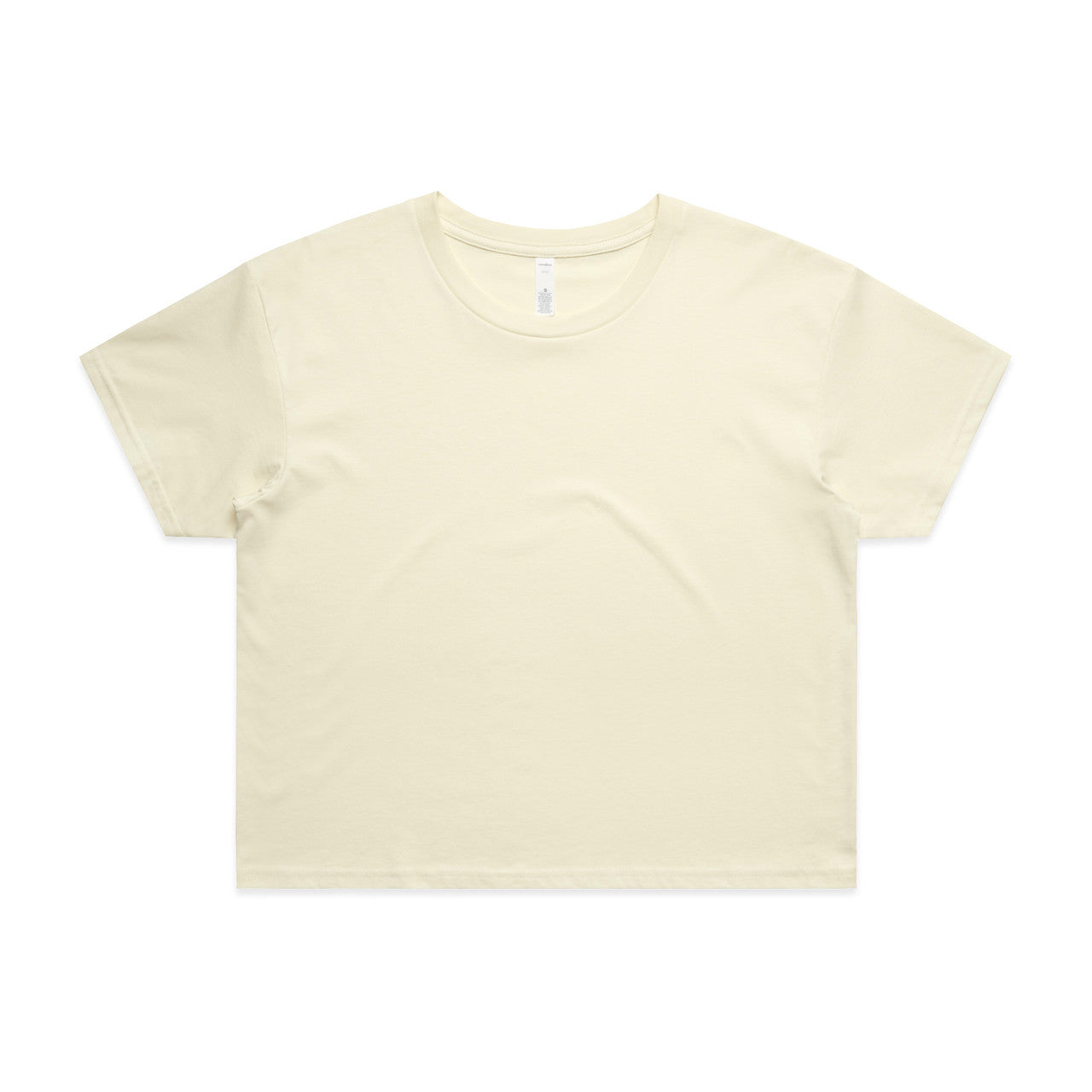 Wo's Crop Tee - Butter