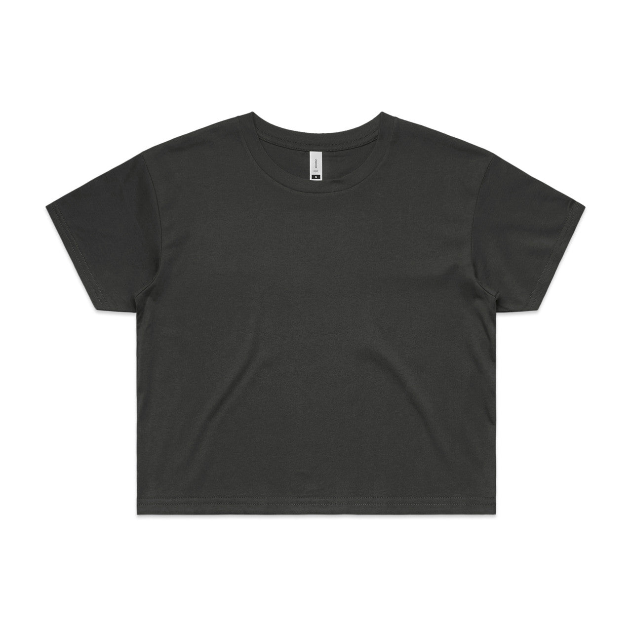Wo's Crop Tee - Coal