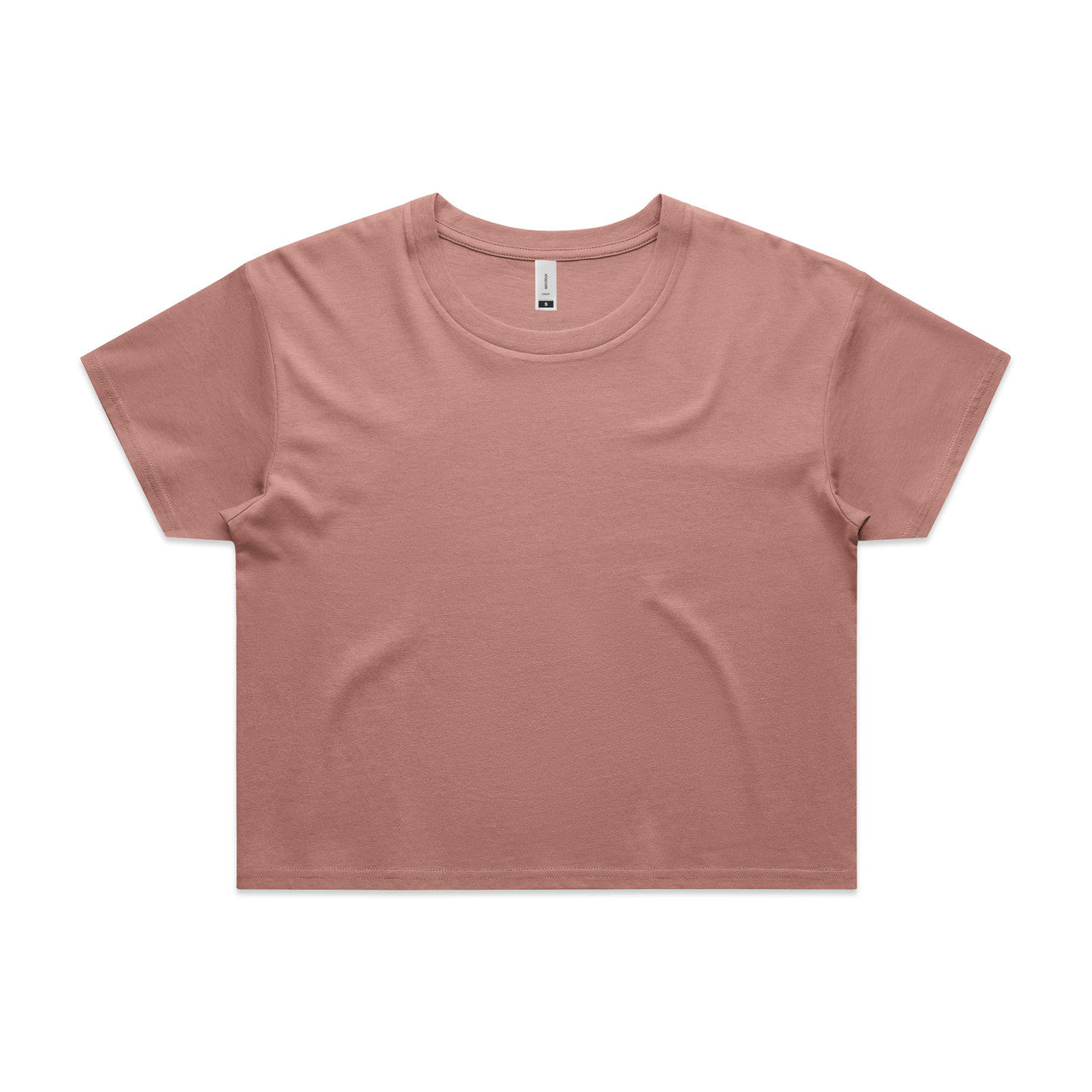 Wo's Crop Tee - Hazy Pink