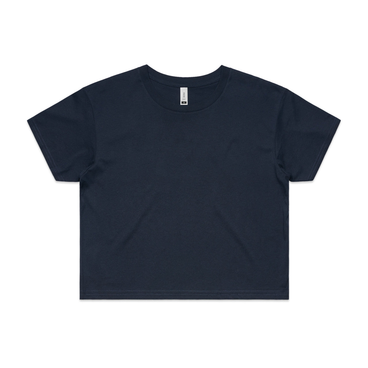 Wo's Crop Tee - Navy