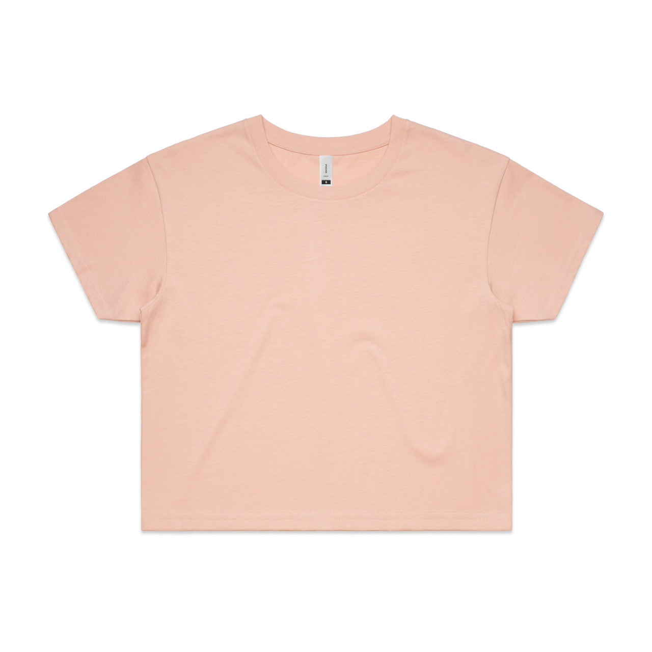 Wo's Crop Tee - Pale Pink