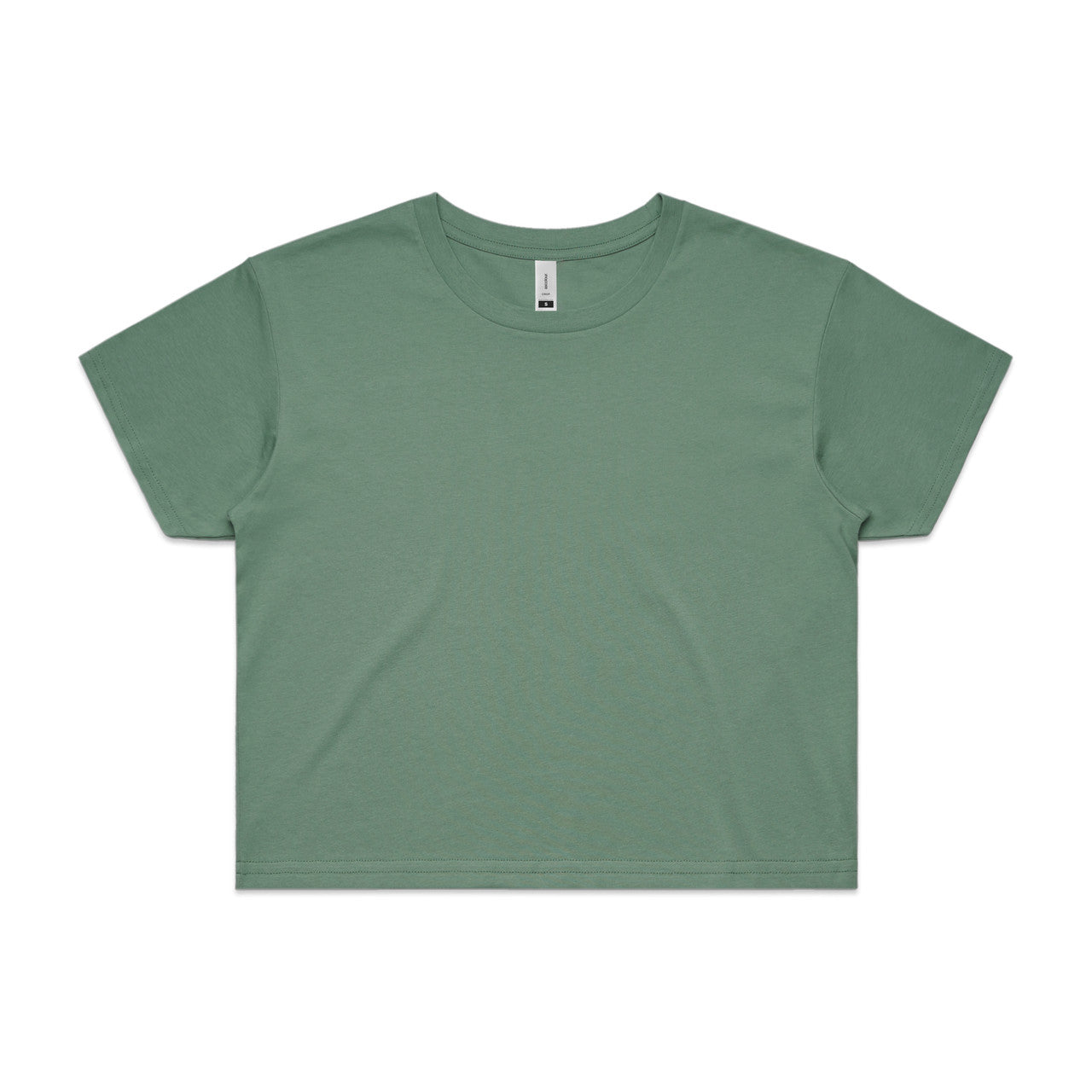 Wo's Crop Tee - Sage