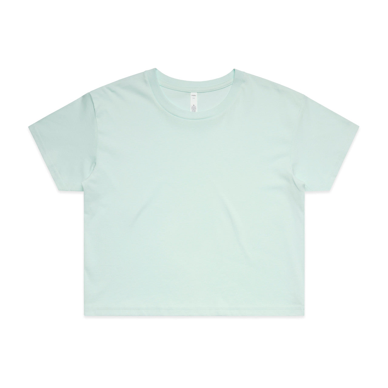 Wo's Crop Tee - Seafoam