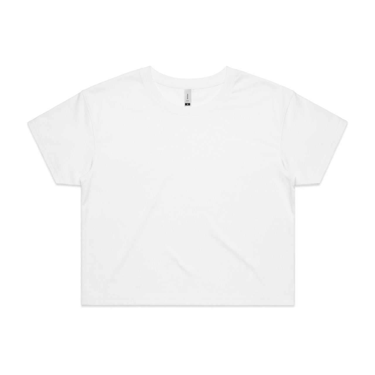 Wo's Crop Tee - White