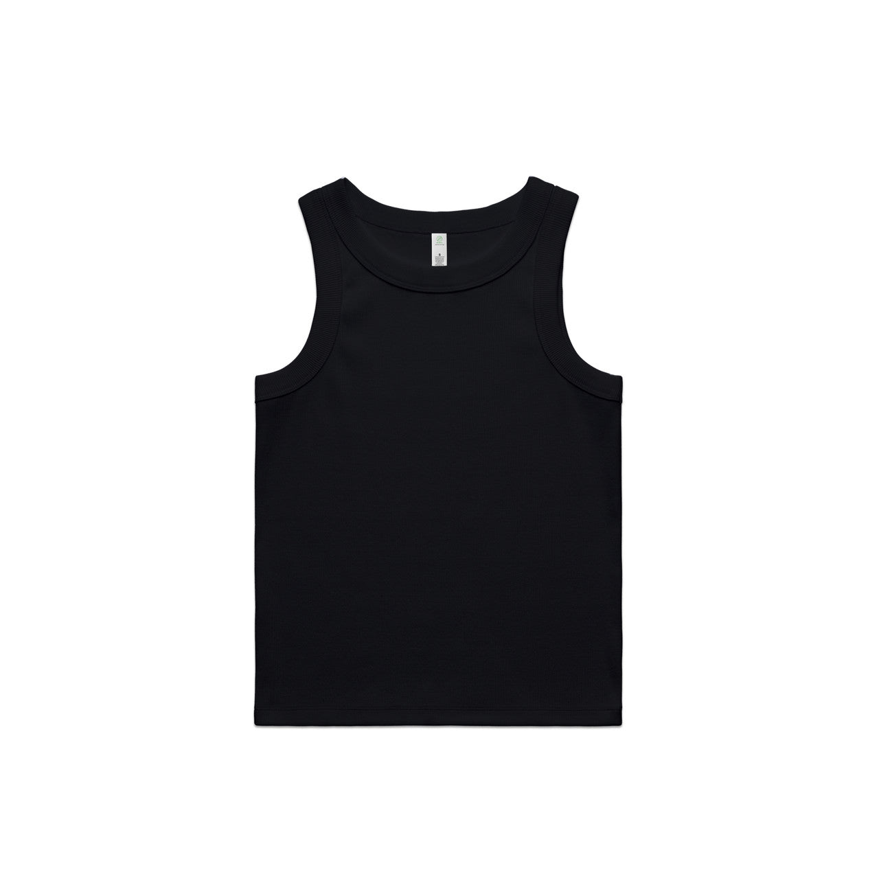 Wo's Organic Rib Tank - Black
