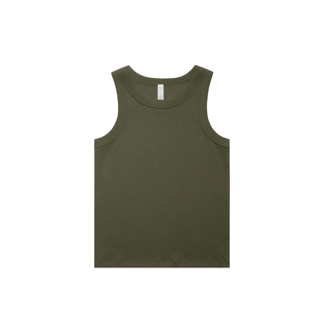 Wo's Organic Rib Tank - Army