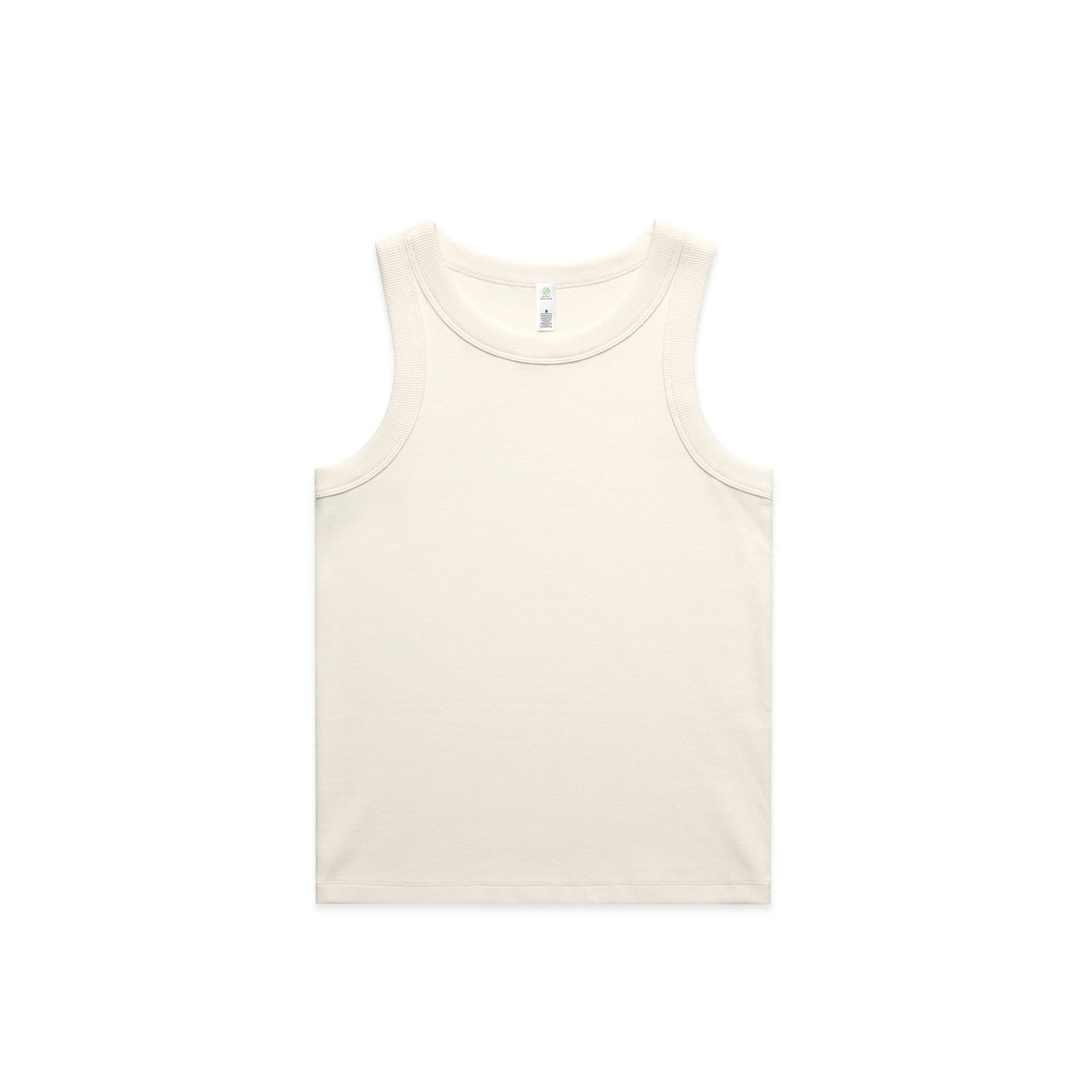 Wo's Organic Rib Tank - Ecru