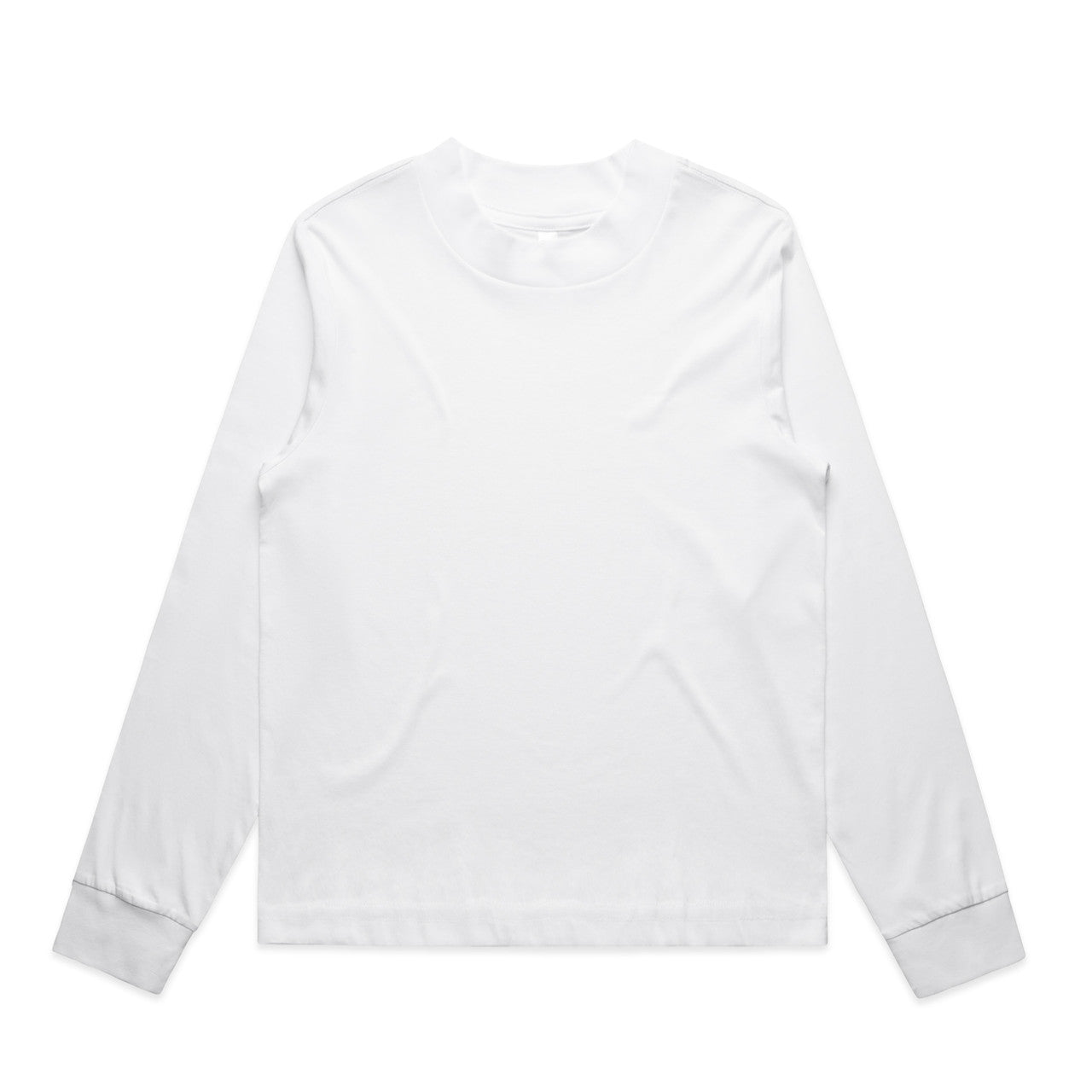 Wo's Mock L/S Tee - White