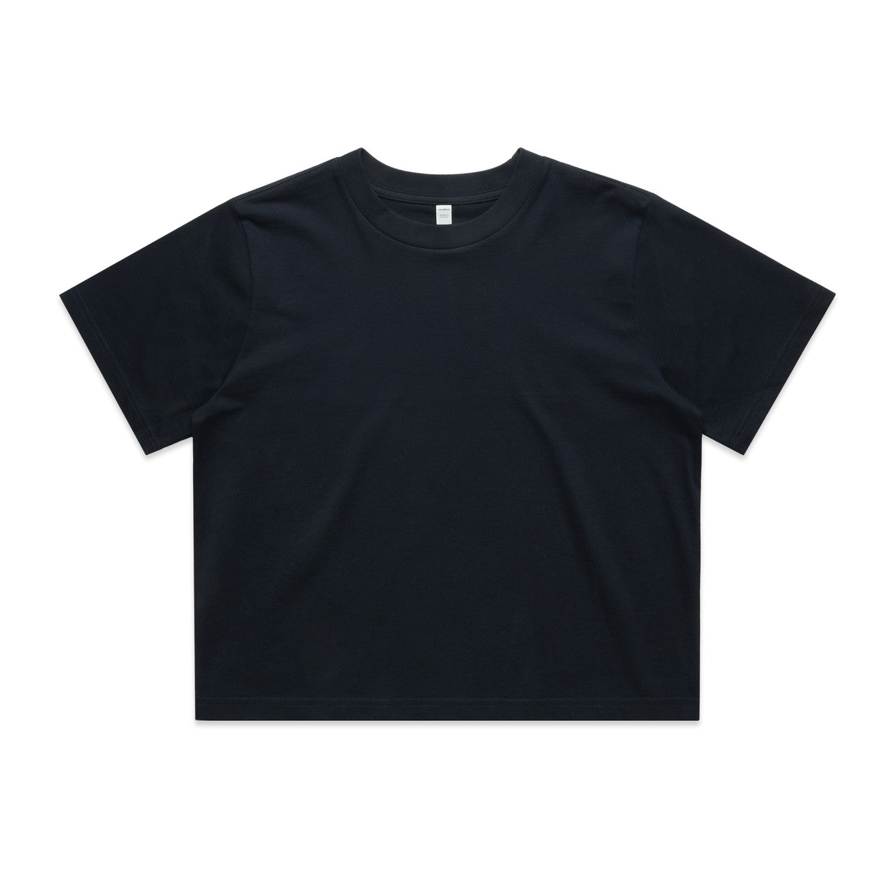 Wo's Classic Crop Tee - Navy