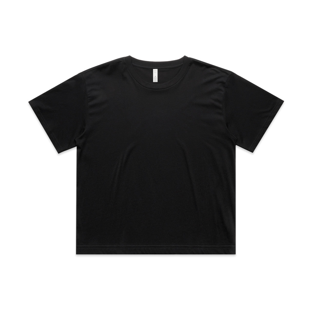 Wo's Martina Crop Tee - Black