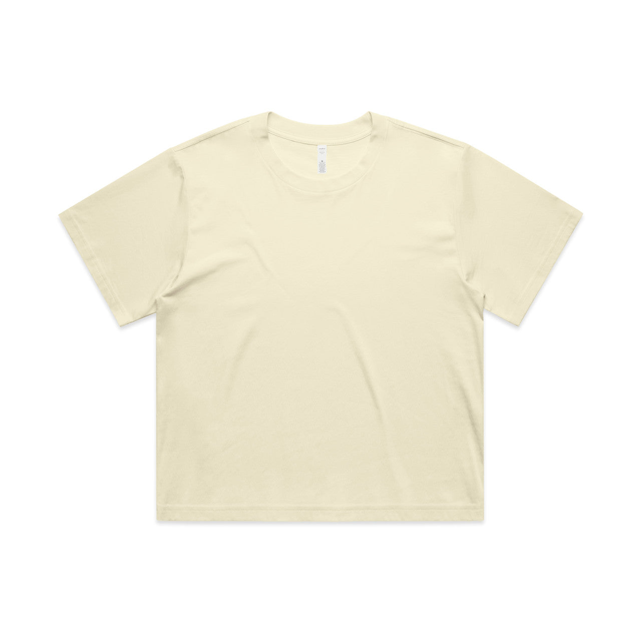 Wo's Martina Crop Tee - Butter