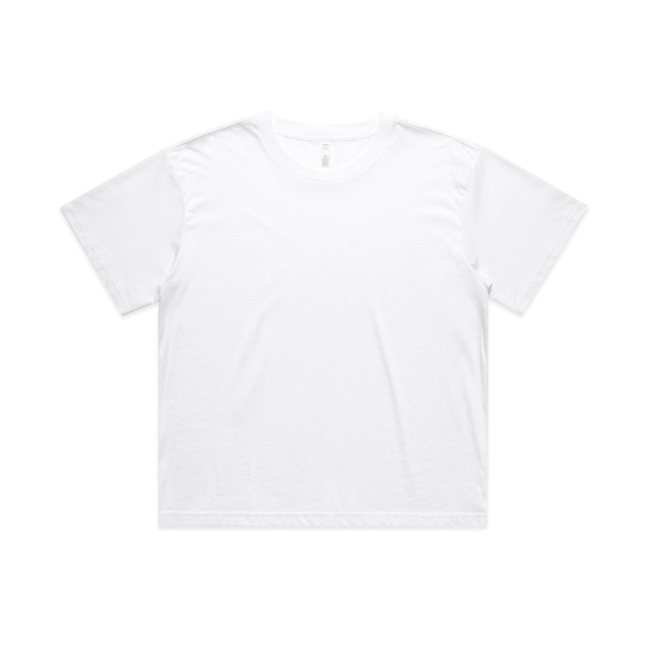 Wo's Martina Crop Tee - White