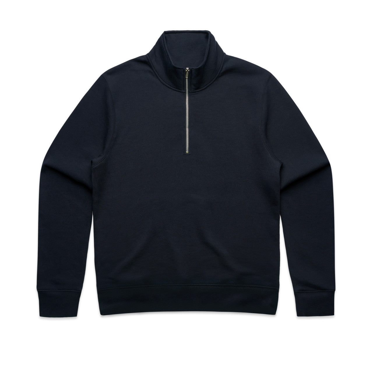 Wo's Stencil Half Zip Crew - Navy