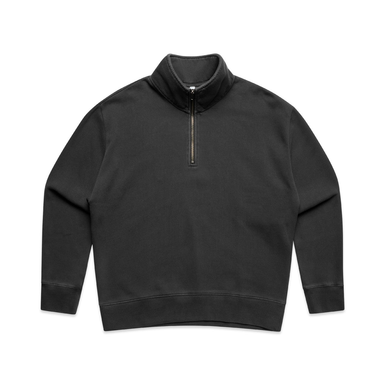Wo's Relax Faded Half Zip - Faded Black