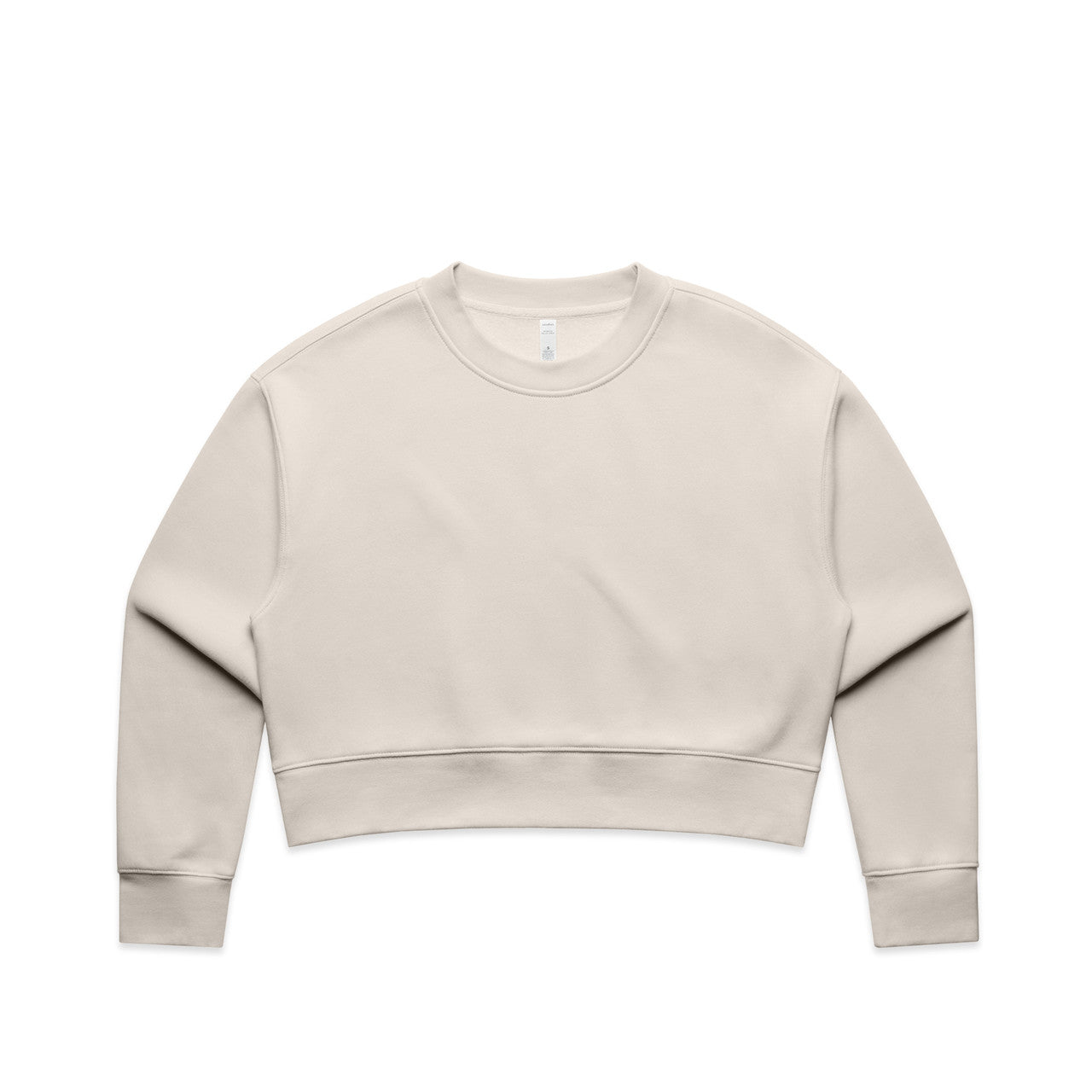 Wo's Relax Crop Crew - Bone