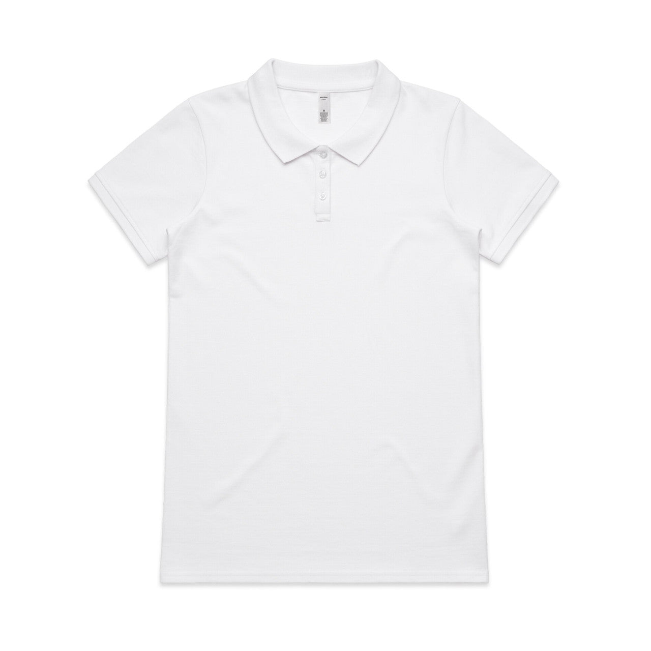 Wo's Pique Polo - White