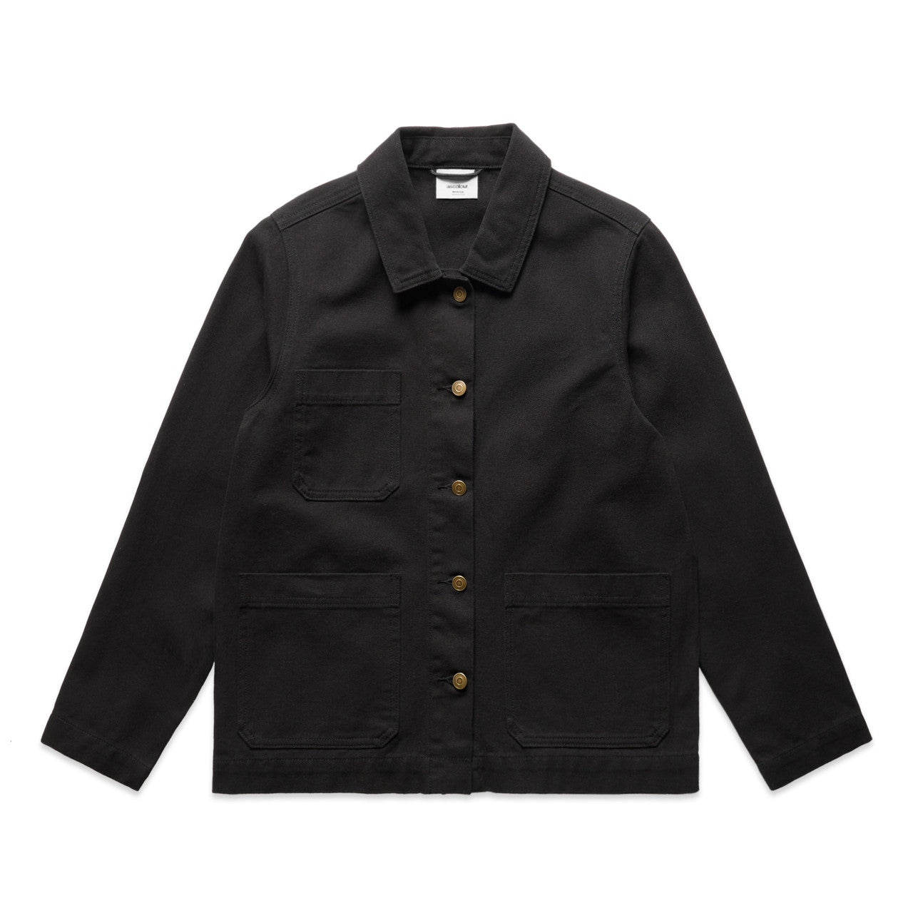 Wo's Canvas Chore Jacket - Black