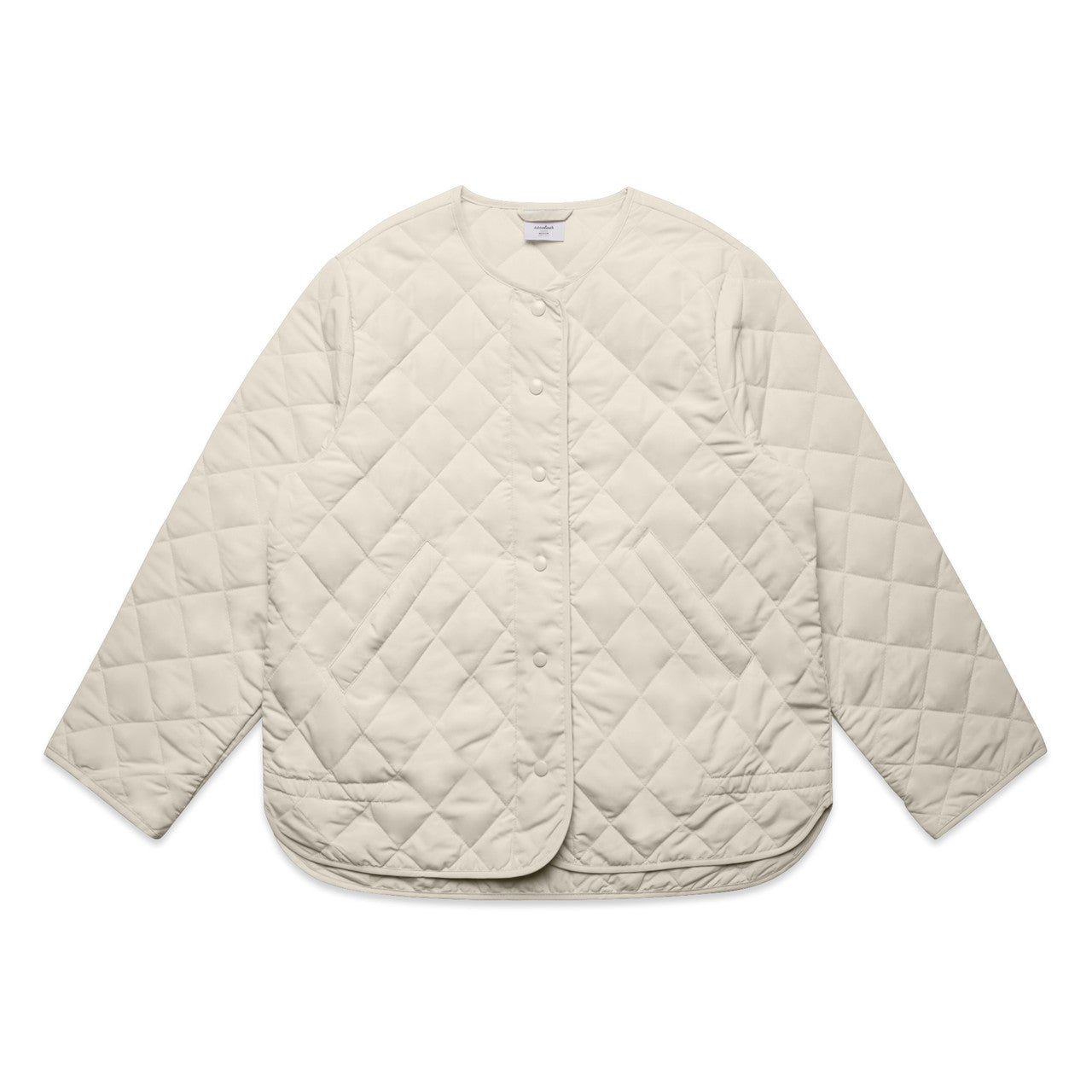 Wo's Quilted Jacket - Bone