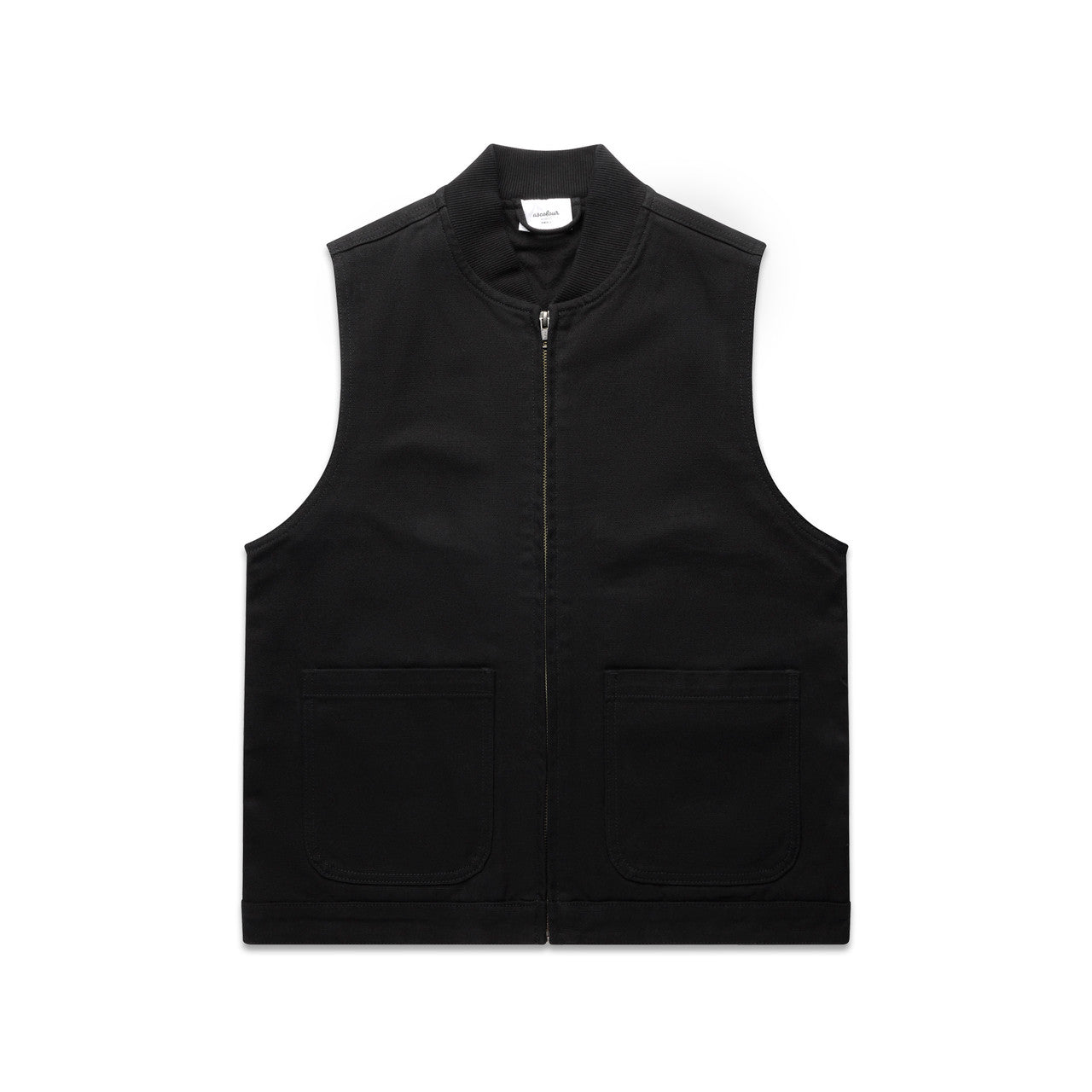 Wo's Canvas Heavy Vest - Black