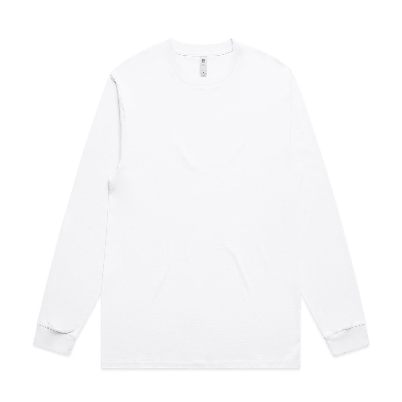 Block L/S Tee - White
