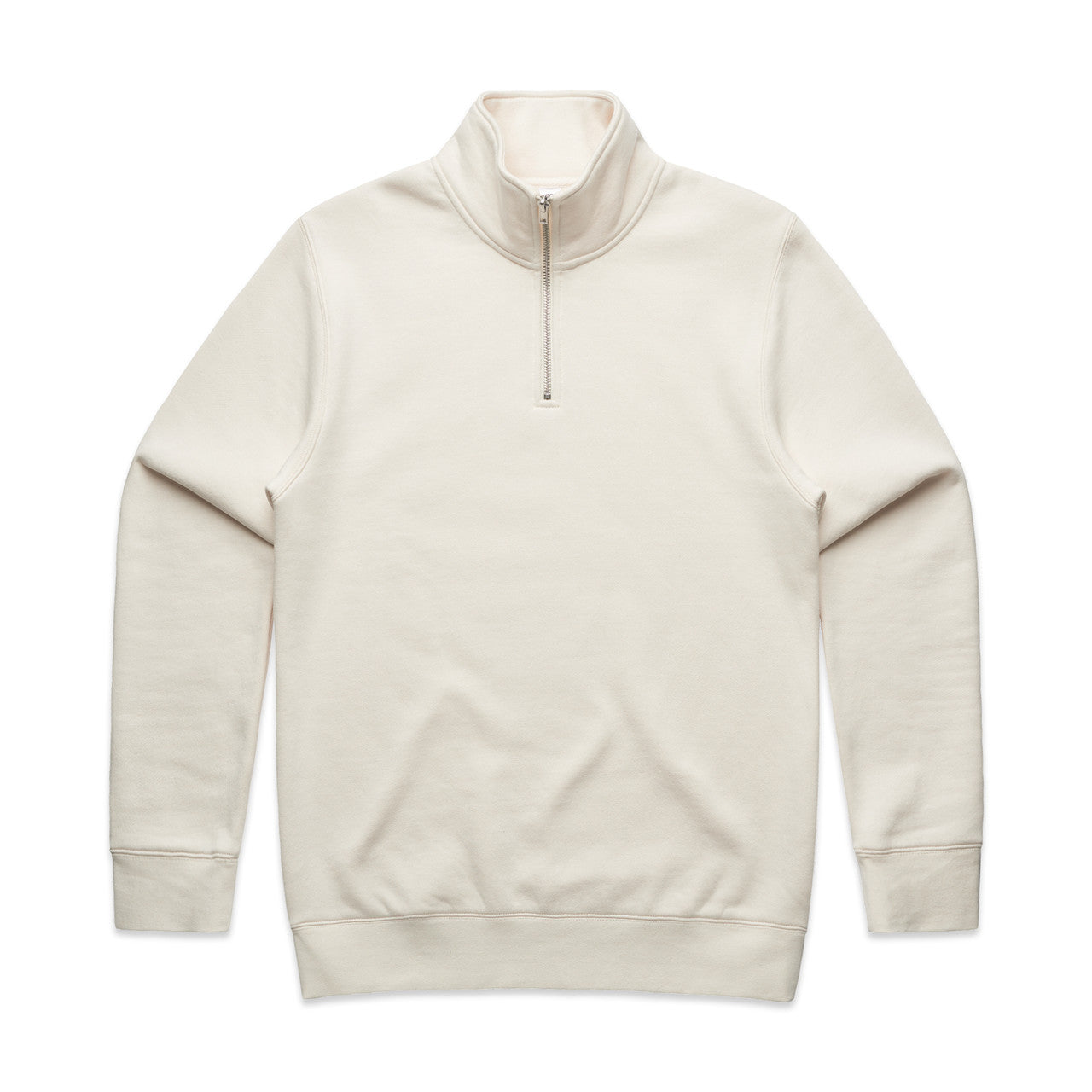 Stencil Half Zip Crew - Ecru