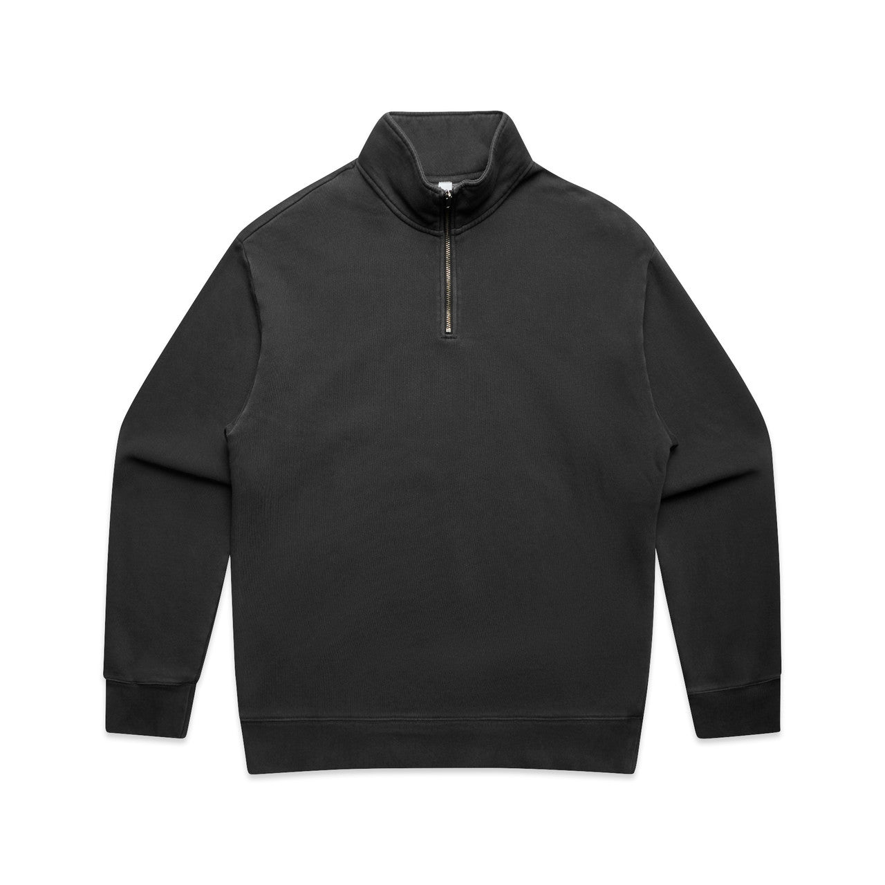 Relax Faded Half Zip - Faded Black