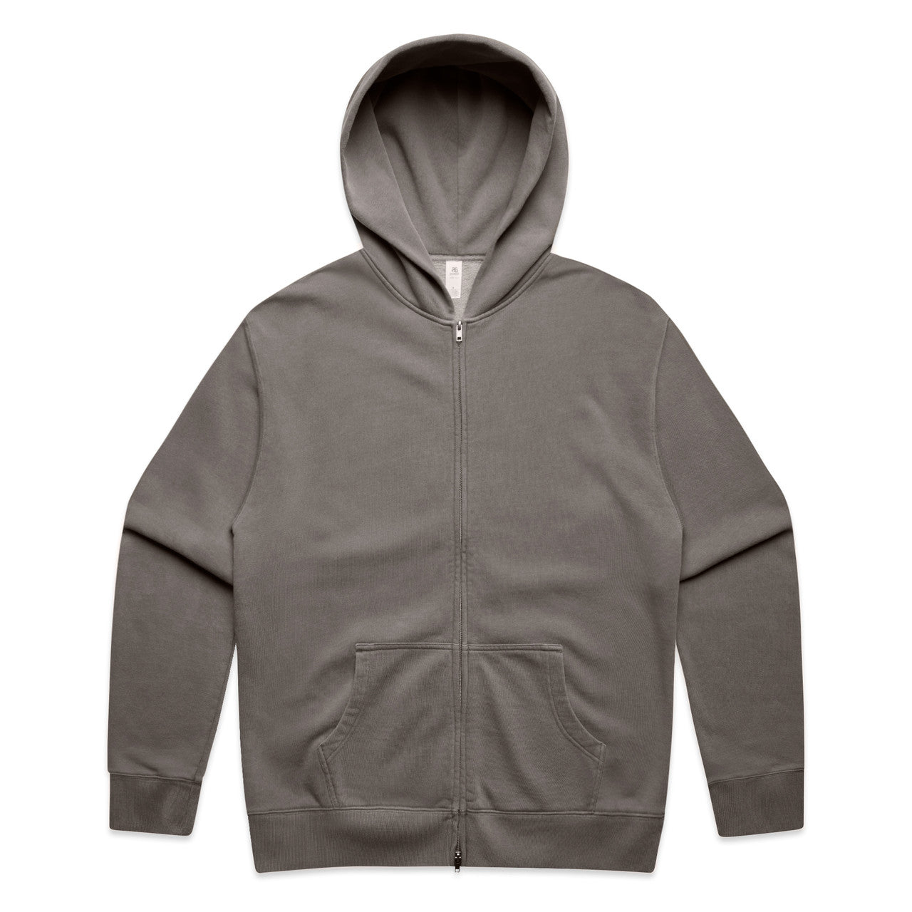 Relax Faded Zip Hood - Faded Grey