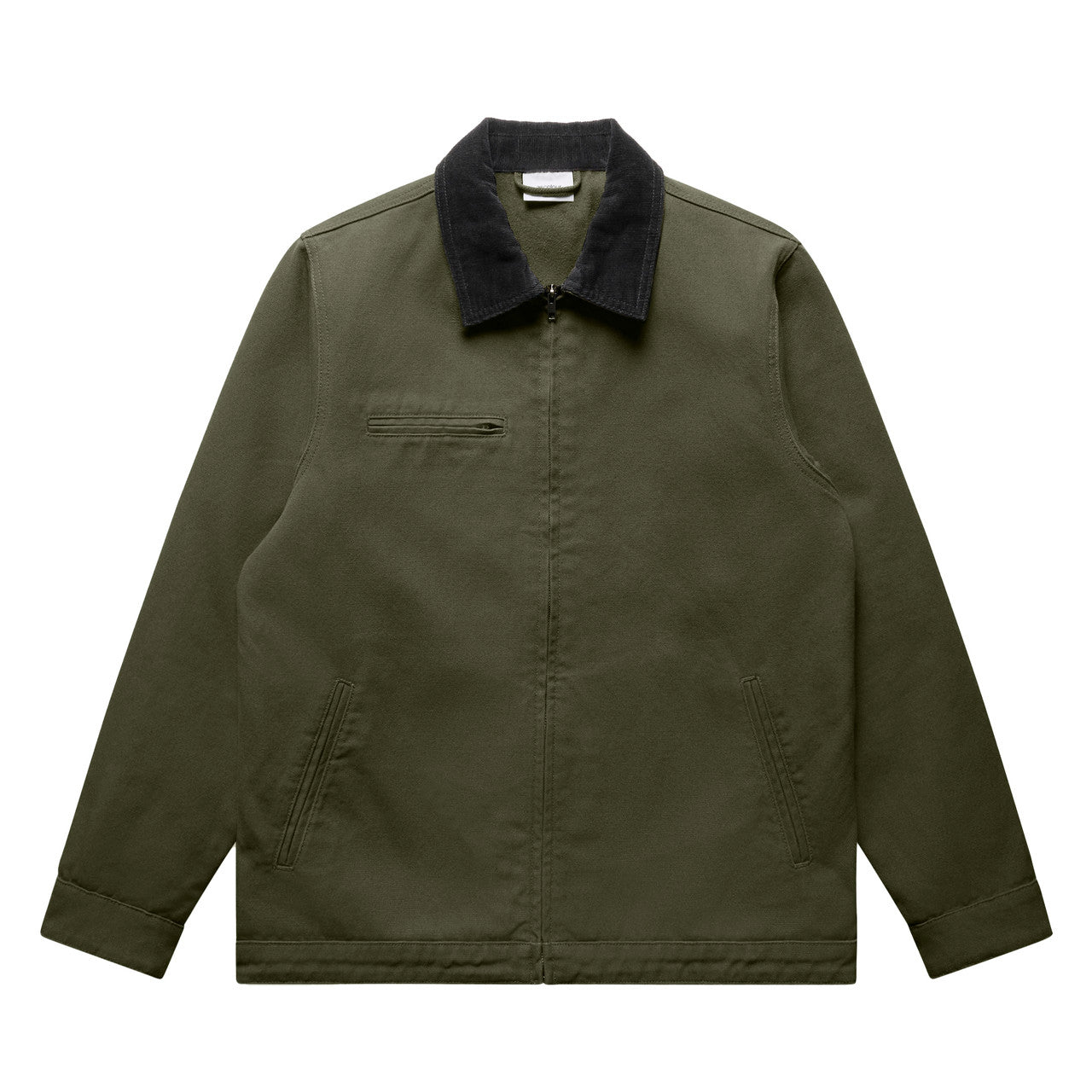 Canvas Cord Collar Jacket - Army